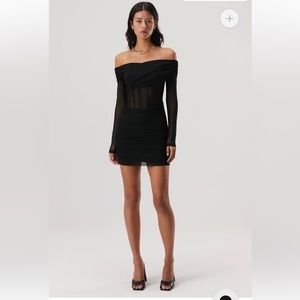 MISHA MAE DRESS IN BLACK